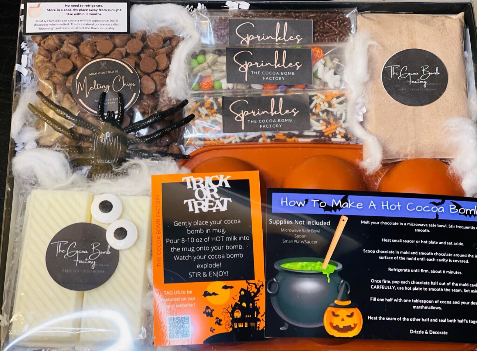 BULK Halloween Hot Cocoa Bomb DIY Kit